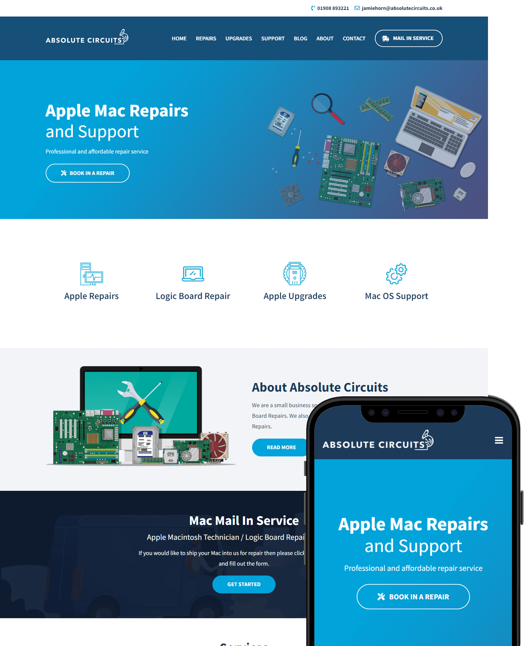 Absolute Circuits Website Design & SEO